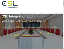 Tablet Screenshot of cslintergration.com